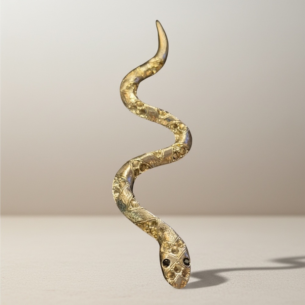 Vintage 1960s Sphinx Snake Brooch